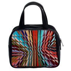 Digital Illusion Classic Handbag (Two Sides) from ArtsNow.com Front