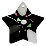 Digital Illusion Star Ornament (Two Sides)
