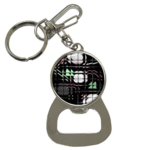 Digital Illusion Bottle Opener Key Chain from ArtsNow.com Front