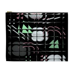 Digital Illusion Cosmetic Bag (XL) from ArtsNow.com Front
