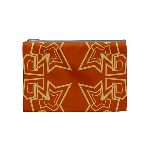 Abstract pattern geometric backgrounds   Cosmetic Bag (Medium) from ArtsNow.com Front