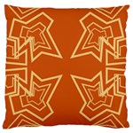 Abstract pattern geometric backgrounds   Large Cushion Case (Two Sides)