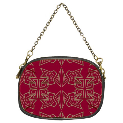 Abstract pattern geometric backgrounds   Chain Purse (Two Sides) from ArtsNow.com Front