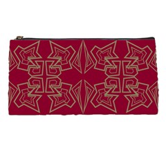 Abstract pattern geometric backgrounds   Pencil Case from ArtsNow.com Front