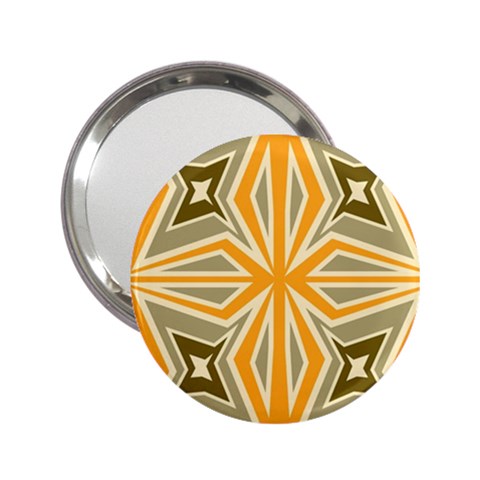 Abstract pattern geometric backgrounds   2.25  Handbag Mirrors from ArtsNow.com Front