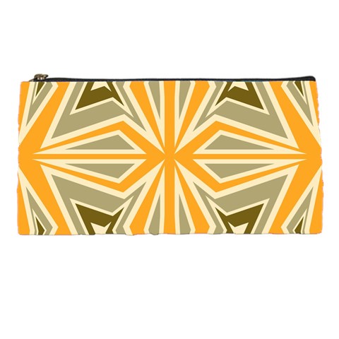 Abstract pattern geometric backgrounds   Pencil Case from ArtsNow.com Front