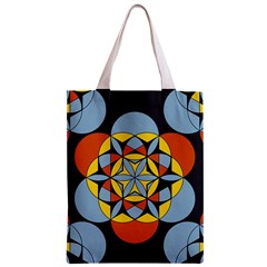 Abstract pattern geometric backgrounds   Zipper Classic Tote Bag from ArtsNow.com Front