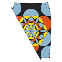 Abstract pattern geometric backgrounds   Midi Wrap Pencil Skirt from ArtsNow.com Front Left