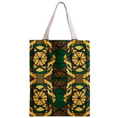 Abstract pattern geometric backgrounds   Zipper Classic Tote Bag from ArtsNow.com Back