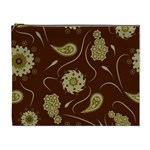 Floral pattern paisley style  Cosmetic Bag (XL)