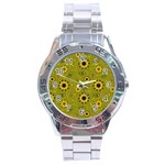 Floral pattern paisley style  Stainless Steel Analogue Watch