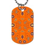 Floral pattern paisley style  Dog Tag (One Side)