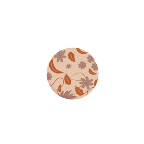 Folk flowers print Floral pattern Ethnic art 1  Mini Buttons from ArtsNow.com Front