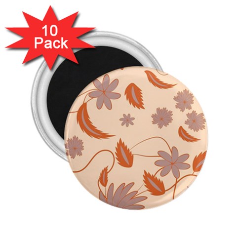 Folk flowers print Floral pattern Ethnic art 2.25  Magnets (10 pack)  from ArtsNow.com Front