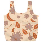 Folk flowers print Floral pattern Ethnic art Full Print Recycle Bag (XL)
