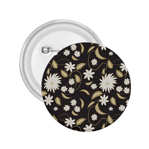 Folk flowers print Floral pattern Ethnic art 2.25  Buttons from ArtsNow.com Front