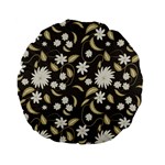 Folk flowers print Floral pattern Ethnic art Standard 15  Premium Flano Round Cushions