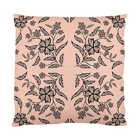 Floral folk damask pattern  Standard Cushion Case (One Side) from ArtsNow.com Front