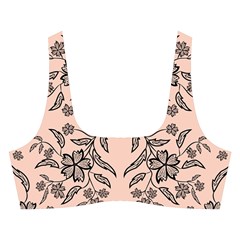 Floral folk damask pattern  Cross Back Hipster Bikini Set from ArtsNow.com Front