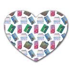 New Year Gifts Heart Mousepads