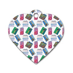 New Year Gifts Dog Tag Heart (Two Sides) from ArtsNow.com Back