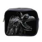 Creepy Monster Bird Portrait Artwork Mini Toiletries Bag (Two Sides)