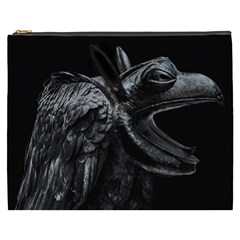 Creepy Monster Bird Portrait Artwork Cosmetic Bag (XXXL) from ArtsNow.com Front