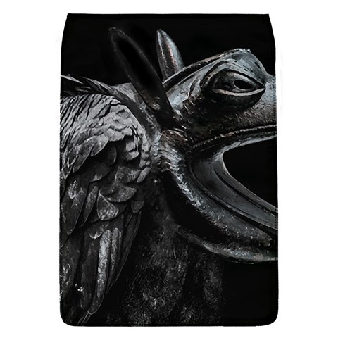 Creepy Monster Bird Portrait Artwork Removable Flap Cover (S) from ArtsNow.com Front