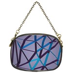 3d Lovely Geo Lines 2 Chain Purse (One Side)