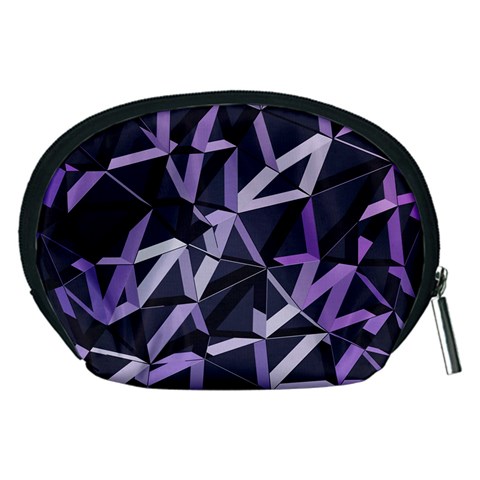 3d Lovely Geo Lines Vi Accessory Pouch (Medium) from ArtsNow.com Back