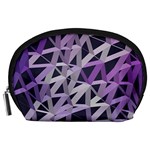 3d Lovely Geo Lines  Iv Accessory Pouch (Large)