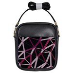 3d Lovely Geo Lines Iii Girls Sling Bag