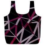 3d Lovely Geo Lines Iii Full Print Recycle Bag (XXXL)