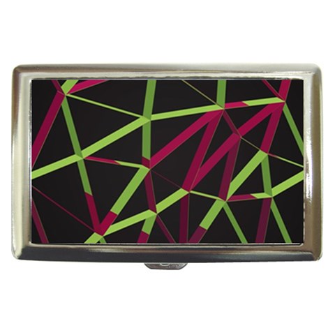 3D Lovely GEO Lines X Cigarette Money Case from ArtsNow.com Front