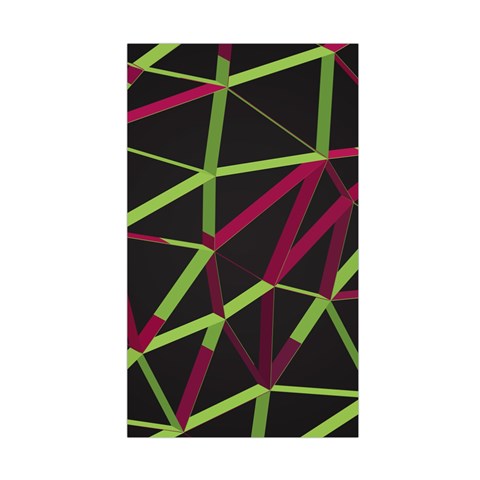 3D Lovely GEO Lines X Duvet Cover Double Side (Single Size) from ArtsNow.com Front