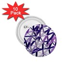 3D Lovely GEO Lines X 1.75  Buttons (10 pack)