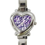 3D Lovely GEO Lines X Heart Italian Charm Watch