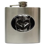 Creepy Women Mannequin Portrait Hip Flask (6 oz)