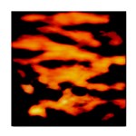 Orange Waves Abstract Series No2 Face Towel