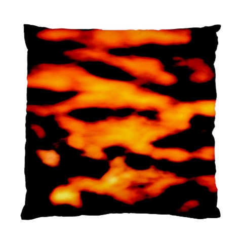 Orange Waves Abstract Series No2 Standard Cushion Case (One Side) from ArtsNow.com Front