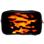 Orange Waves Abstract Series No2 Toiletries Bag (Two Sides)