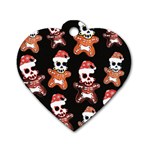 Zanoskull - Gingerbread MON Dog Tag Heart (One Side)