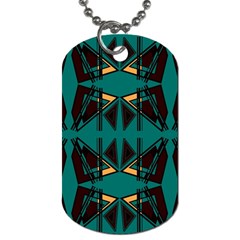 Abstract geometric design    Dog Tag (Two Sides) from ArtsNow.com Back