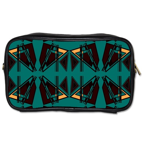 Abstract geometric design    Toiletries Bag (One Side) from ArtsNow.com Front