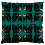 Abstract geometric design    Large Flano Cushion Case (Two Sides)