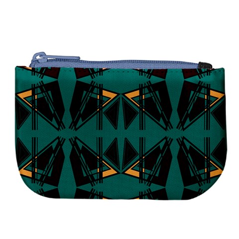 Abstract geometric design    Large Coin Purse from ArtsNow.com Front
