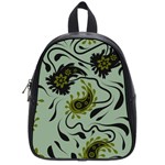 Floral pattern paisley style Paisley print.  School Bag (Small)