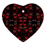 Floral pattern paisley style Paisley print.  Ornament (Heart)