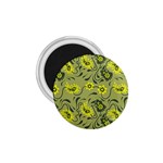 Floral pattern paisley style Paisley print.  1.75  Magnets