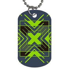 Abstract geometric design    Dog Tag (Two Sides) from ArtsNow.com Front